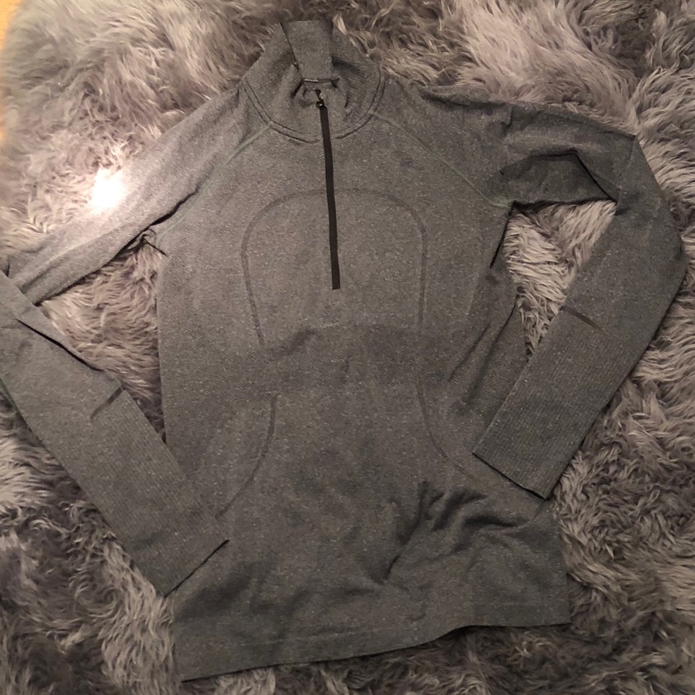 Grey Lululemon Swiftly Running Jacket